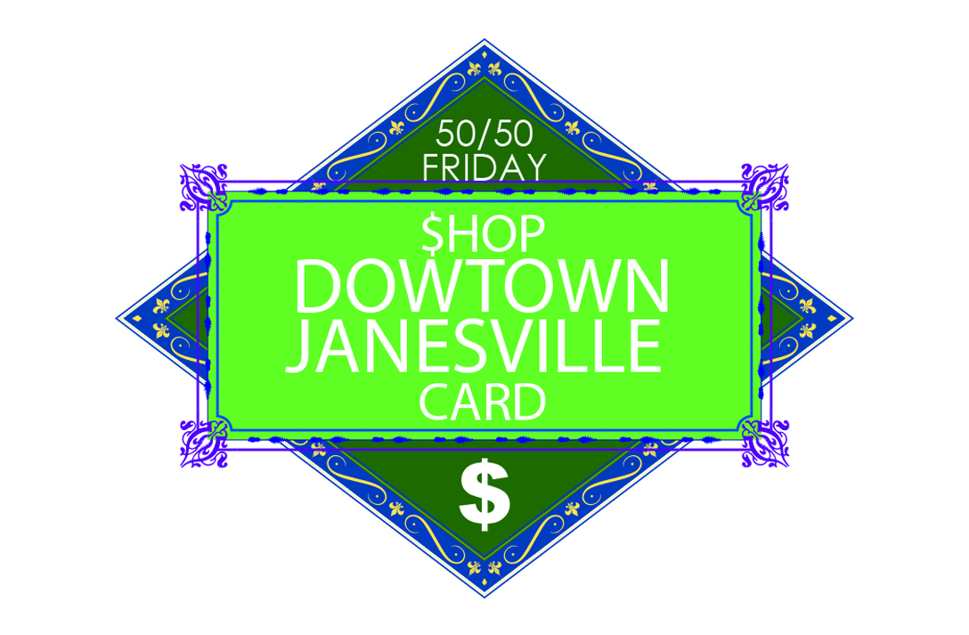 Get $50 to spend at 4 different downtown shops all for half price